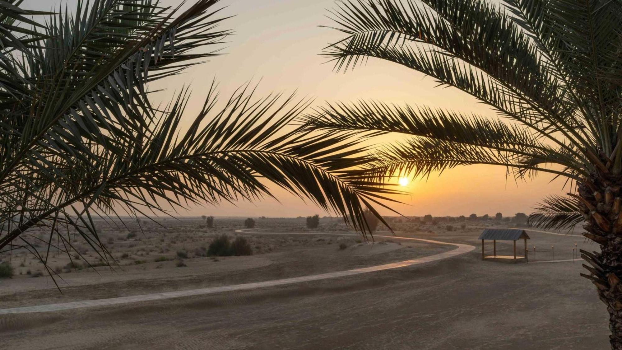巴布铝沙姆斯沙漠度假村 迪拜 外观 照片 Sunset in Al-Ahsa