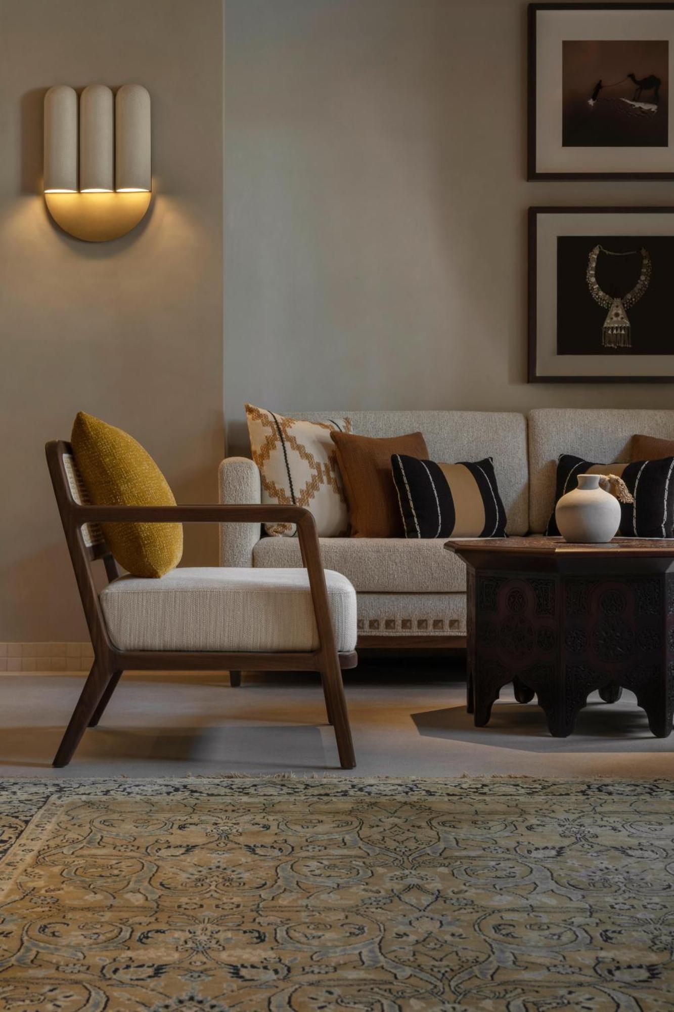 巴布铝沙姆斯沙漠度假村 迪拜 外观 照片 A sofa and chair